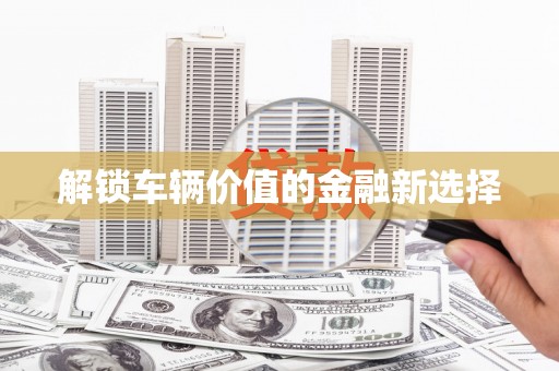 延寿解锁车辆价值的金融新选择