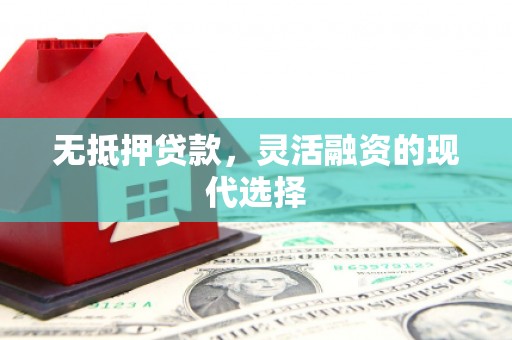 延寿无抵押贷款，灵活融资的现代选择
