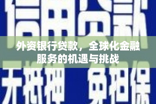 延寿外资银行贷款，全球化金融服务的机遇与挑战