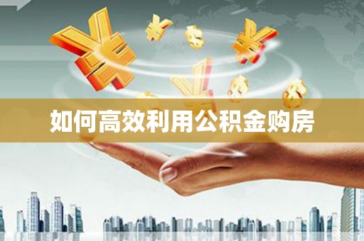 延寿如何高效利用公积金购房